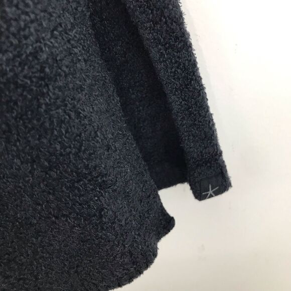 Barefoot Dreams Black Bamboo Chic Lite Cozy Ultra Soft Knit Cardigan Sweater - Picture 12 of 14